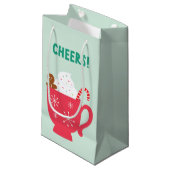 Maßgeschneiderte Geschenktasche - Klein, glänzend Kleine Geschenktüte (Vorderseite Schrägansicht)