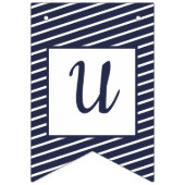 Maßgeschneiderte, geschliffene Preppy-Jagd Wimpelkette (Dritte Fahne)