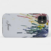 Maßgeschneiderte geschmolzene Crayons Case-Mate iPhone Hülle (Rückseite (Horizontal))