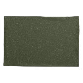 Maßgeschneiderte, gesprenkelte Moosgrün-Pillowcase Kissenbezug (Rückseite-Links)