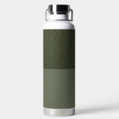 Maßgeschneiderte, gesprenkelte obere grüne Flasche (Rückseite)
