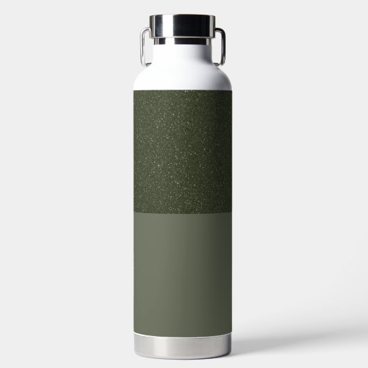 Maßgeschneiderte, gesprenkelte obere grüne Flasche (Vorderseite)