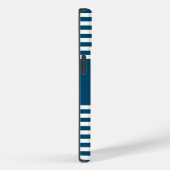 Maßgeschneiderte gestreifte Sportarten mit Namen Case-Mate iPhone Hülle (Rückseite / Rechts)