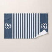 Maßgeschneiderte gestreifte Sportarten mit Namen Handtuch (Handtuch)