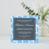 Massgeschneiderte Giraffendusche Einladung (Stehend Vorderseite)