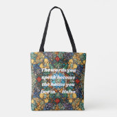 Maßgeschneiderte Glasmosaike-Muster Persische Gesc Tasche (Rückseite)