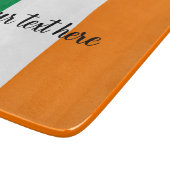 Maßgeschneiderte Glasschneidtafel mit irischer Fla Schneidebrett (Ecke)