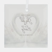 Maßgeschneiderte Glasverzierung Ornament Aus Glas (Rückseite)