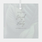 Maßgeschneiderte Glasverzierung Ornament Aus Glas (Vorderseite)