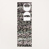 Maßgeschneiderte Glitzer Rose Gold abstrakt Yogamatte (Vorderseite)