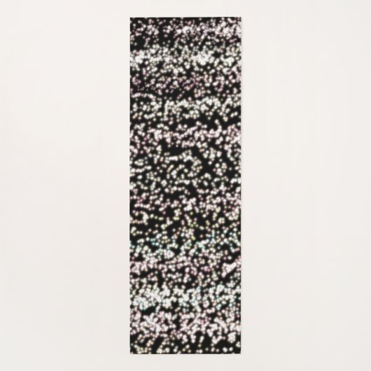 Maßgeschneiderte Glitzer Rose Gold abstrakt Yogamatte (Rückseite)