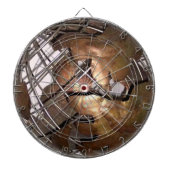 Maßgeschneiderte Globe-Kunst Dartscheibe (vorne)