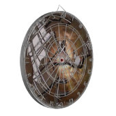 Maßgeschneiderte Globe-Kunst Dartscheibe (Vorderseite Links)