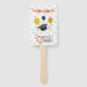 Maßgeschneiderte Glückwunsch Grad Modernes, einfac Fächer (Rückseite)