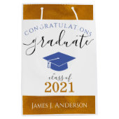 Maßgeschneiderte Glückwunsch Graduate Class Year B Mittlere Geschenktüte (Vorderseite)