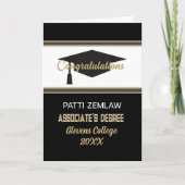 Maßgeschneiderte Glückwünsche! Schau! Abschlusskar Karte (Vorderseite)