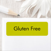 Maßgeschneiderte GLUTEN-KOSTENLOSE Bäckereimarken (Insitu)