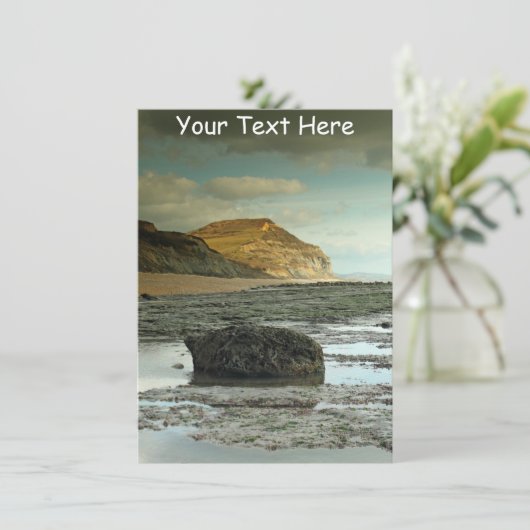 Maßgeschneiderte Golden Cap, Dorset-Karte (Stehend Vorderseite)