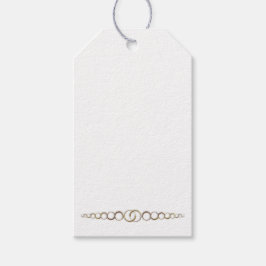 Maßgeschneiderte "Golden" Schmuck- oder Geschenkka Geschenkanhänger