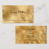 Maßgeschneiderte Goldene Visitenkarten Visitenkarte (Vorne/Hinten)