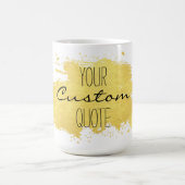 Maßgeschneiderte Goldfolie-Tasse. Kaffeetasse (Mittel)