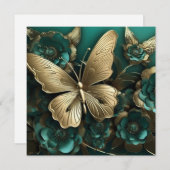 Maßgeschneiderte Goldschmetterlinge (Vorne/Hinten)