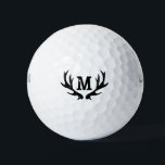 Maßgeschneiderte Golf-Bälle mit Hirschgeweih Golfball<br><div class="desc">Maßgeschneiderte Golf-Bälle mit Hirschgeweih. Mit Monogramm Golfbälle mit Vintager Typografie. Personalisiertes Golfball-Set mit Ihren Initialen. Maßgeschneiderte Vorlage mit Thema Wildtiere / Outdoorjagd. Niedliche Geburtstag Geschenkidee für Golfer und Golfer. Geeignet für sportliche Männer und Frauen. Machen Sie Ihr eigenes Golfgeschenk für Vater, Vater, Onkel, Bruder, Ehemann, Sohn, Mutter, Ehefrau, Schwester etc....</div>