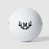 Maßgeschneiderte Golf-Bälle mit Hirschgeweih Golfball (Vorderseite)