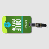 Maßgeschneiderte Golf Club Gepäckmarke Gepäckanhänger (Vorderseite (Horizontal))