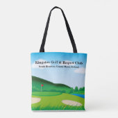 Maßgeschneiderte Golf Club/League Tote Tasche (Rückseite)