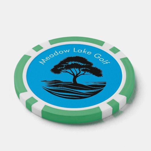 Maßgeschneiderte Golf Course Poker Chips (Einzeln)