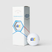 Maßgeschneiderte Golfbälle mit Farbbriefen (Verpackung)