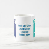 Maßgeschneiderte Golfer-Kaffee-Tasse Kaffeetasse (Mittel)