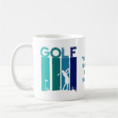 Maßgeschneiderte Golfer-Kaffee-Tasse Kaffeetasse (Links)