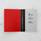 Maßgeschneiderte Gothic Illuminated Greeting Card Karte (Innenseite)