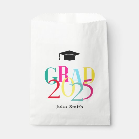 Maßgeschneiderte GRAD 2025 Abschluss-Fördertasche Geschenktütchen (Vorderseite)