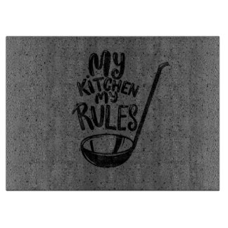 Maßgeschneiderte Grauglaszuschnitt Schneidebrett