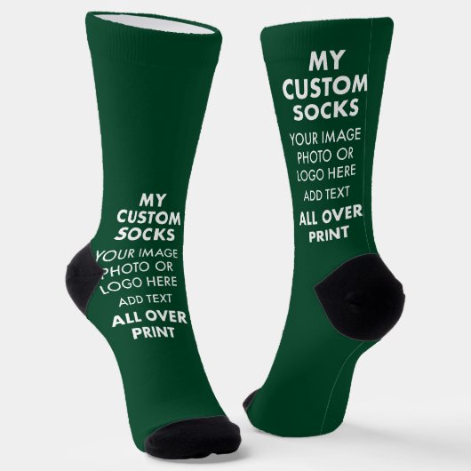 Maßgeschneiderte GREEN-Socken für Männer Socken (Gewinkelt)