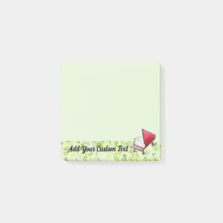 Maßgeschneiderte Green Spritzer & Pencil Skizzen L Post-it Klebezettel