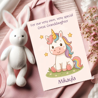 Maßgeschneiderte Große Enkeltochter Geburtstagstor Ankündigung