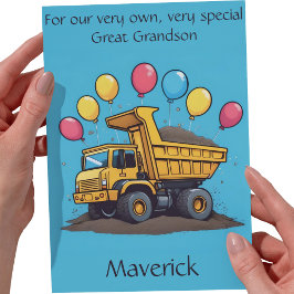 Maßgeschneiderte Große Geburtstagskarte Ankündigung