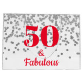 Maßgeschneiderte große Geschenktasche - Meilenstei Geschenktüte (Rückseite)