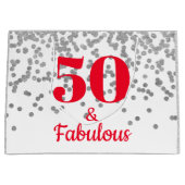 Maßgeschneiderte große Geschenktasche - Meilenstei Große Geschenktüte (Vorderseite)