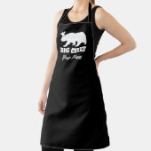 Maßgeschneiderte große Koch lustige schwarze Bären Schürze (InSitu)