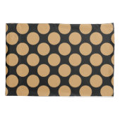 Maßgeschneiderte große Polka Dots jede Farbe auf S Kissenbezug (Rückseite)