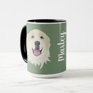 Maßgeschneiderte Große Pyrenäen-Badger-Markierunge Tasse