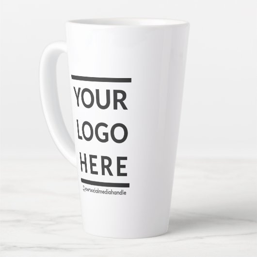 Maßgeschneiderte große Tasse mit Logo Nr. 17 oz  (Linke Ecke)