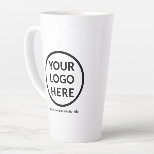 Maßgeschneiderte große Tasse mit Logo Nr. 17 oz  (Linke Ecke)