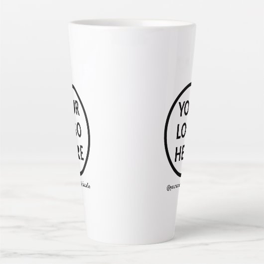 Maßgeschneiderte große Tasse mit Logo Nr. 17 oz (Vorderseite)