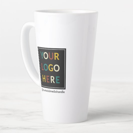 Maßgeschneiderte große Tasse mit Logo Nr. 17 oz  (Linke Ecke)